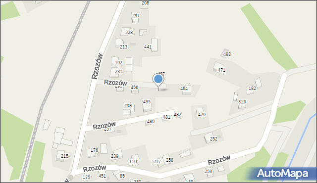 Rzozów, Rzozów, 514, mapa Rzozów