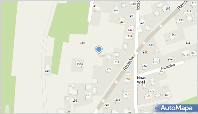 Rzozów, Rzozów, 516, mapa Rzozów