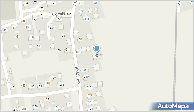 Rzozów, Rzozów, 63, mapa Rzozów