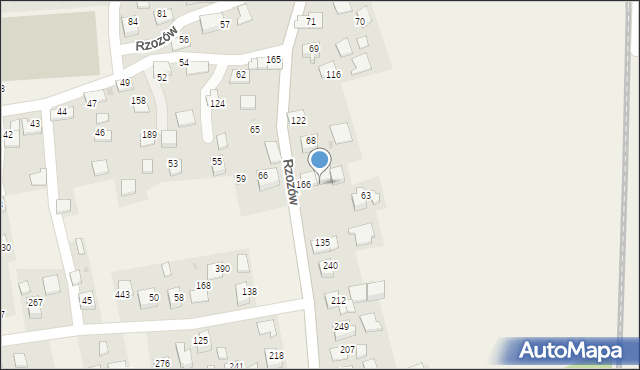 Rzozów, Rzozów, 67, mapa Rzozów