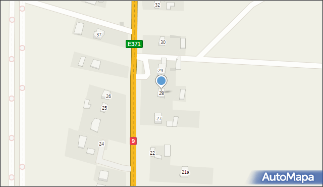 Rżuchów, Rżuchów, 28, mapa Rżuchów