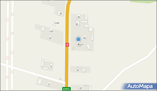 Rżuchów, Rżuchów, 35, mapa Rżuchów