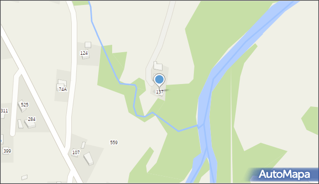 Rzuchowa, Rzuchowa, 137, mapa Rzuchowa