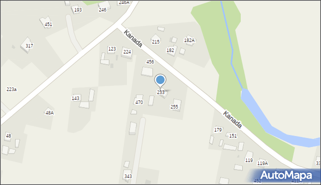 Rzuchowa, Rzuchowa, 233, mapa Rzuchowa