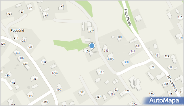 Rzuchowa, Rzuchowa, 240, mapa Rzuchowa