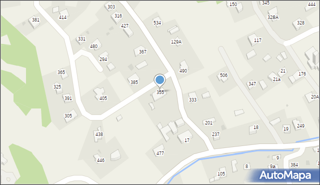 Rzuchowa, Rzuchowa, 355, mapa Rzuchowa