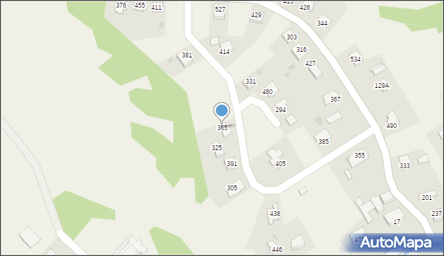 Rzuchowa, Rzuchowa, 365, mapa Rzuchowa