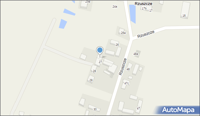 Rzuszcze, Rzuszcze, 27a, mapa Rzuszcze