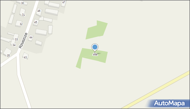 Rzuszcze, Rzuszcze, 44a, mapa Rzuszcze
