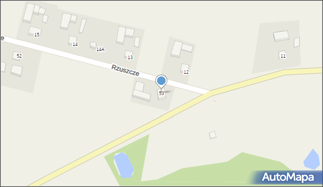 Rzuszcze, Rzuszcze, 53, mapa Rzuszcze