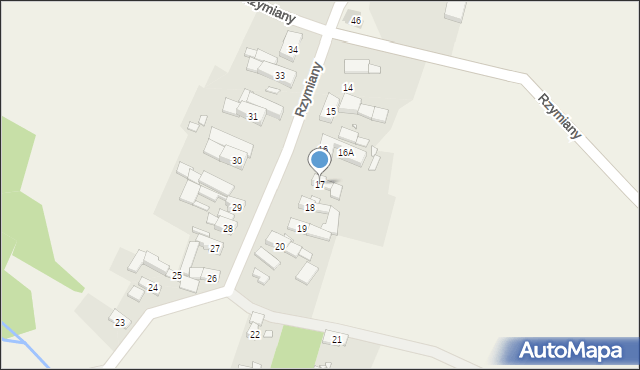 Rzymiany, Rzymiany, 17, mapa Rzymiany
