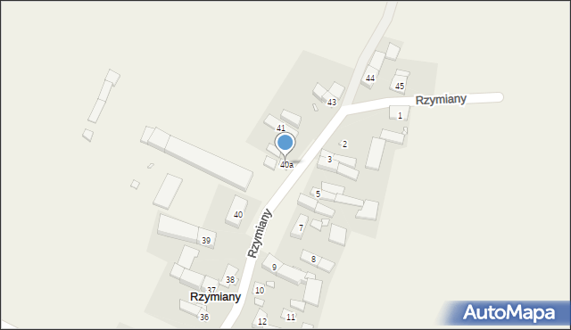 Rzymiany, Rzymiany, 40a, mapa Rzymiany