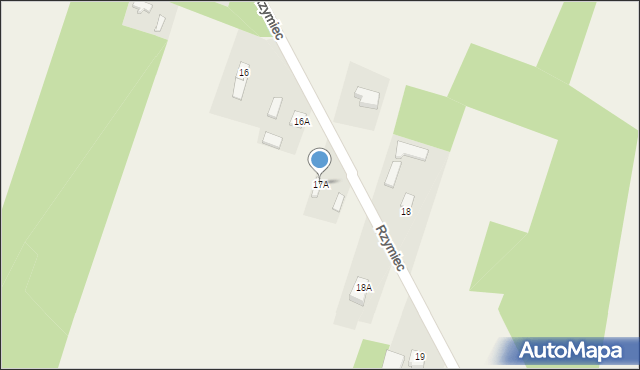 Rzymiec, Rzymiec, 17A, mapa Rzymiec