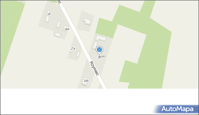 Rzymiec, Rzymiec, 18, mapa Rzymiec