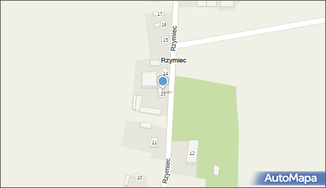 Rzymiec, Rzymiec, 13, mapa Rzymiec