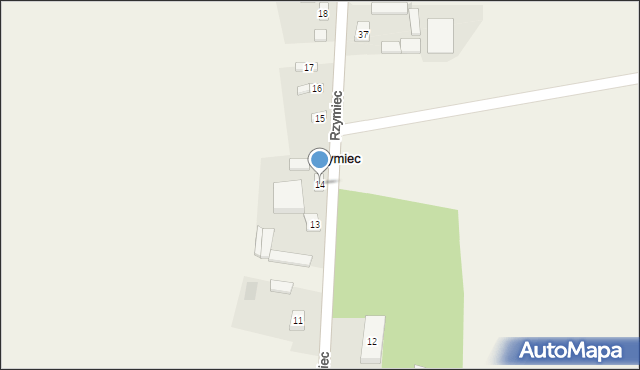 Rzymiec, Rzymiec, 14, mapa Rzymiec