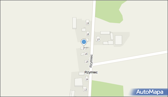 Rzymiec, Rzymiec, 17, mapa Rzymiec
