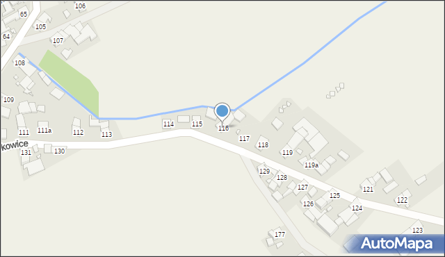 Rzymkowice, Rzymkowice, 116, mapa Rzymkowice