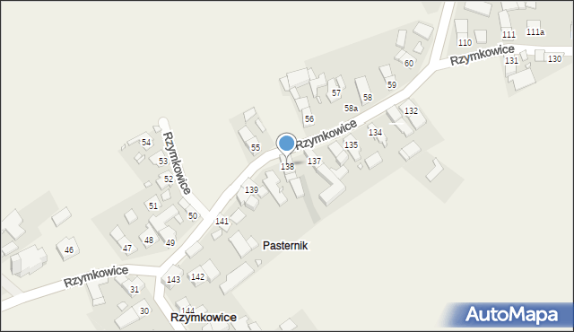Rzymkowice, Rzymkowice, 138, mapa Rzymkowice
