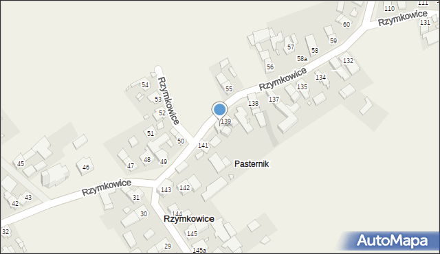 Rzymkowice, Rzymkowice, 140, mapa Rzymkowice