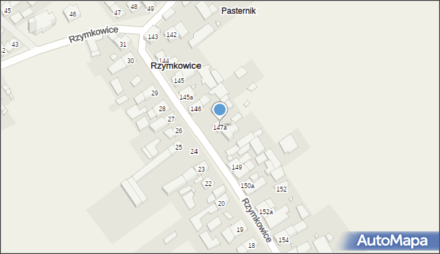 Rzymkowice, Rzymkowice, 147a, mapa Rzymkowice