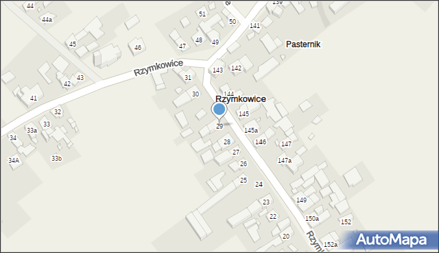 Rzymkowice, Rzymkowice, 29, mapa Rzymkowice