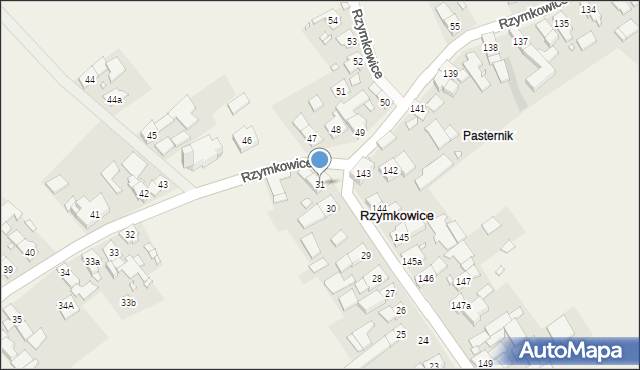 Rzymkowice, Rzymkowice, 31, mapa Rzymkowice