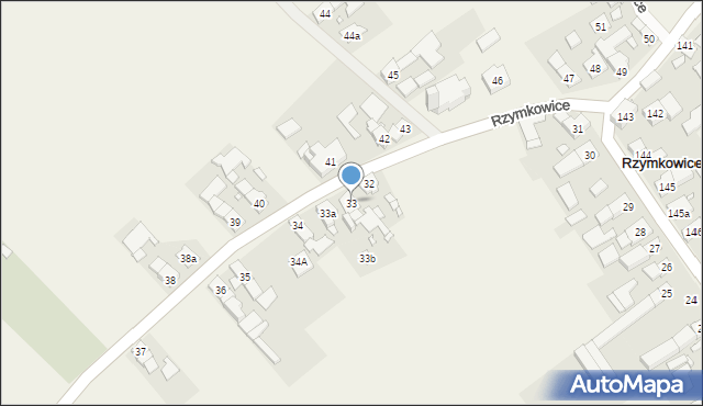 Rzymkowice, Rzymkowice, 33, mapa Rzymkowice