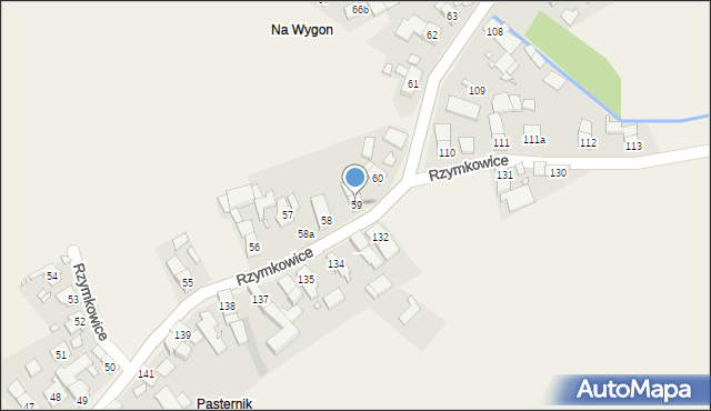 Rzymkowice, Rzymkowice, 59, mapa Rzymkowice