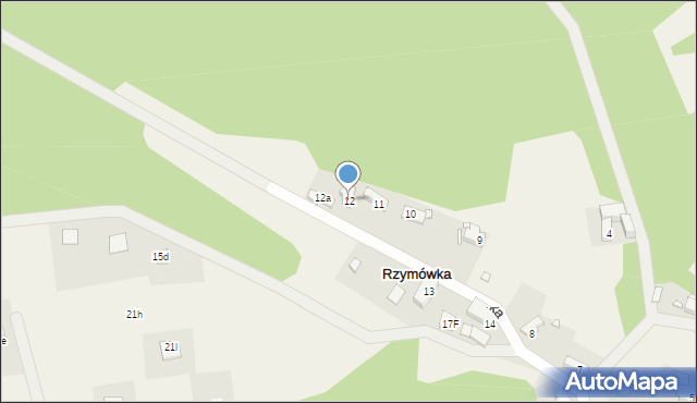 Rzymówka, Rzymówka, 12, mapa Rzymówka