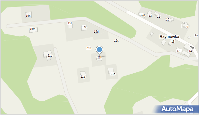 Rzymówka, Rzymówka, 21l, mapa Rzymówka