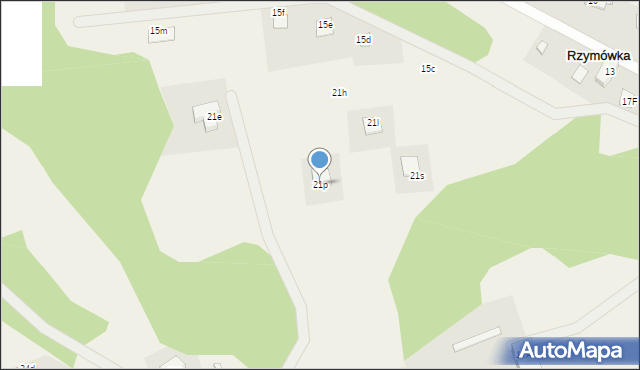 Rzymówka, Rzymówka, 21p, mapa Rzymówka