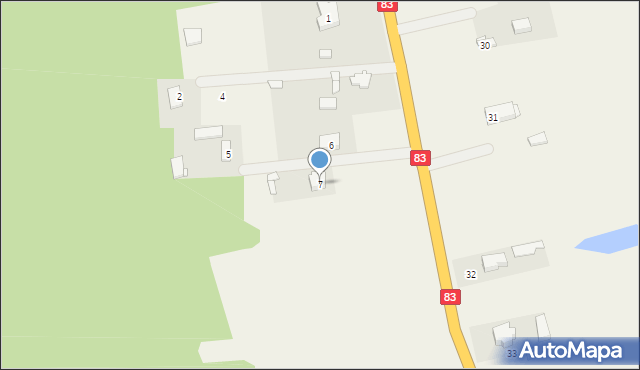 Rzymsko, Rzymsko, 7, mapa Rzymsko