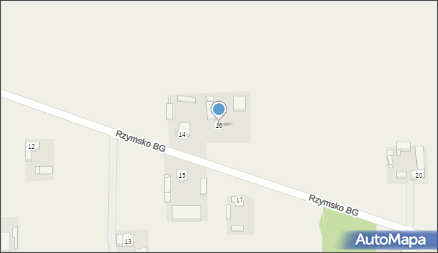 Rzymsko BG, Rzymsko BG, 16, mapa Rzymsko BG