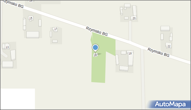 Rzymsko BG, Rzymsko BG, 18, mapa Rzymsko BG
