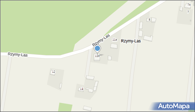 Rzymy-Las, Rzymy-Las, 11b, mapa Rzymy-Las