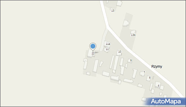 Rzymy-Rzymki, Rzymy-Rzymki, 12, mapa Rzymy-Rzymki