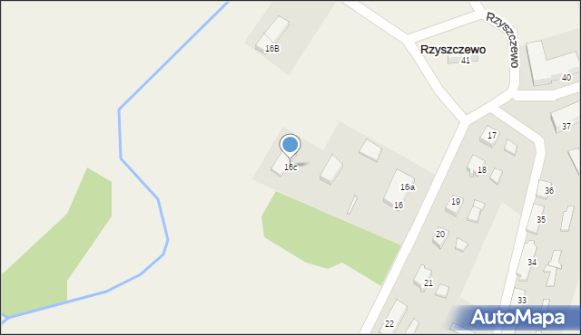 Rzyszczewo, Rzyszczewo, 16c, mapa Rzyszczewo