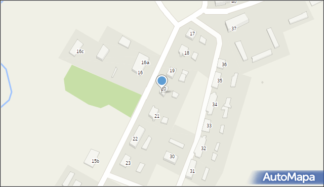 Rzyszczewo, Rzyszczewo, 20a, mapa Rzyszczewo