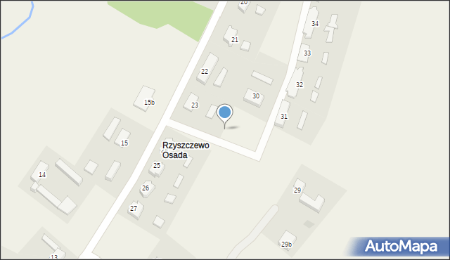 Rzyszczewo, Rzyszczewo, 30a, mapa Rzyszczewo