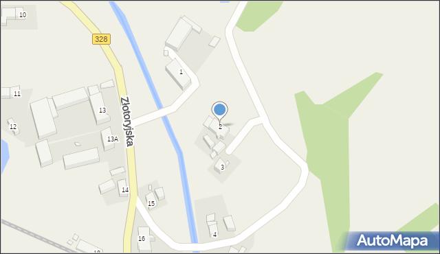 Sędziszowa, Rzeczna, 2, mapa Sędziszowa