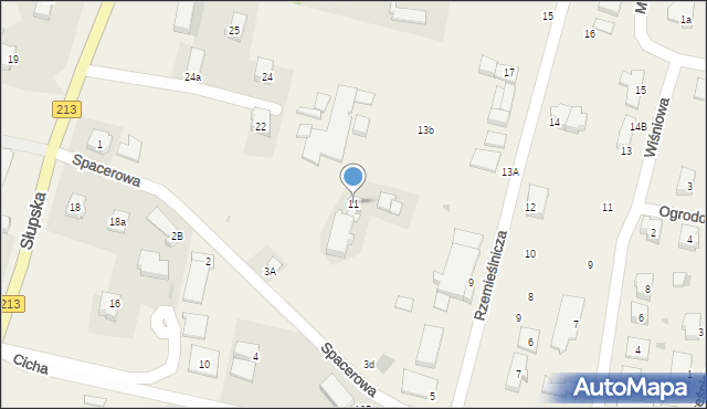 Siemianice, Rzemieślnicza, 11, mapa Siemianice