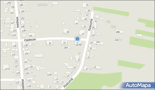 Siemianowice Śląskie, Rzeczna, 31A, mapa Siemianowice Śląskie