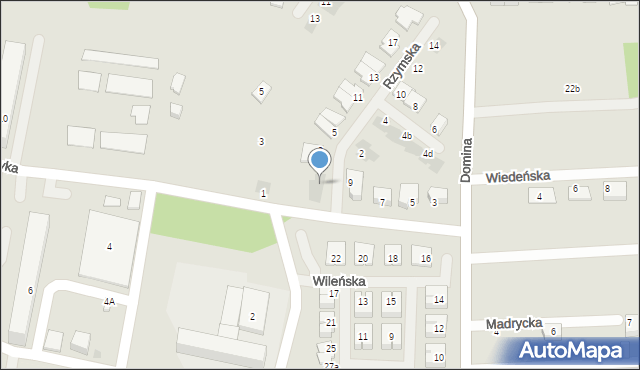 Siemianowice Śląskie, Rzymska, 1, mapa Siemianowice Śląskie