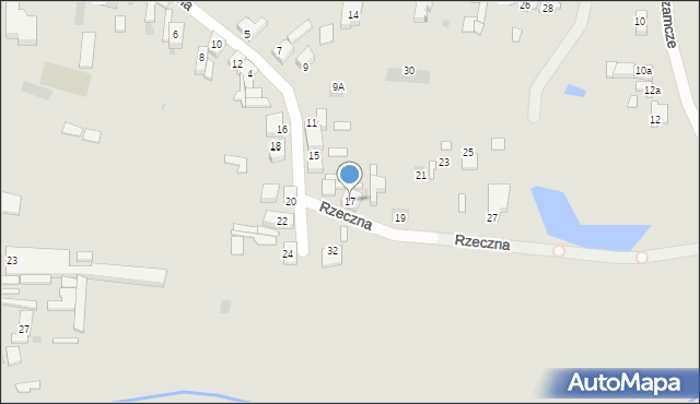 Sieradz, Rzeczna, 17, mapa Sieradz