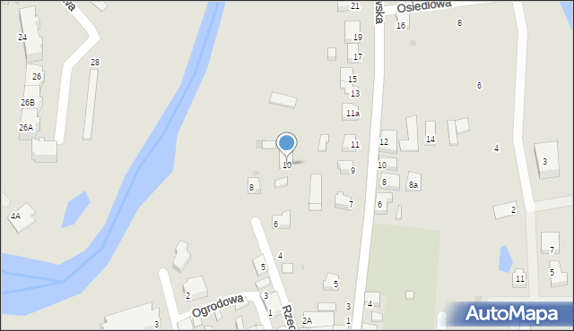 Skarszewy, Rzeczna, 10, mapa Skarszewy