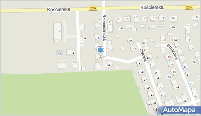 Skarszewy, Rzemieślnicza, 10, mapa Skarszewy