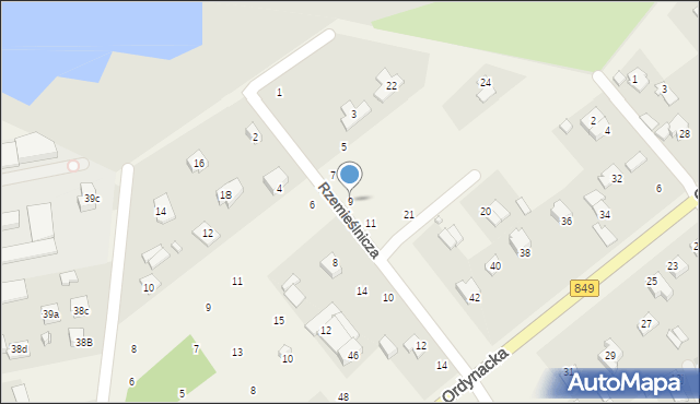 Skokówka, Rzemieślnicza, 9, mapa Skokówka