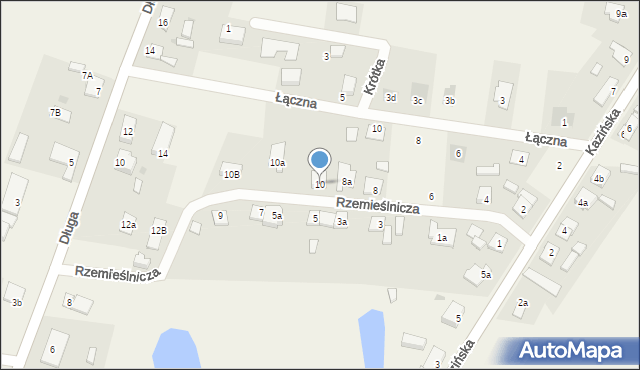 Ślesin, Rzemieślnicza, 10, mapa Ślesin