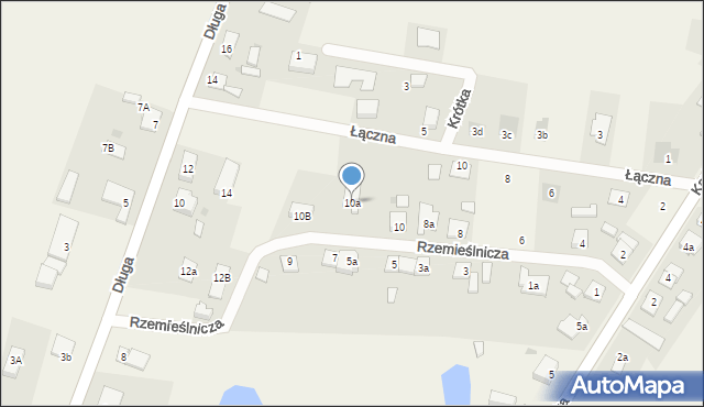 Ślesin, Rzemieślnicza, 10a, mapa Ślesin